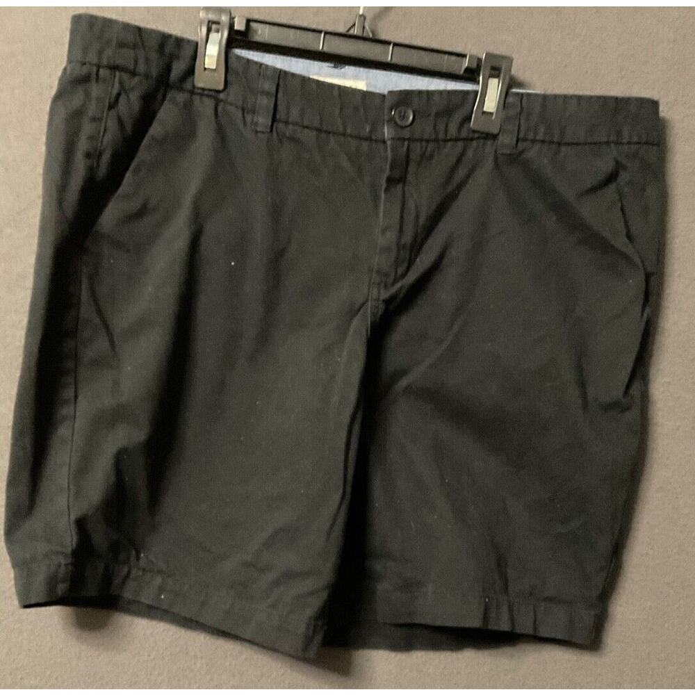 Merona Women's Black Casual Shorts Size 16 Stretch‎ Cotton Blend Chino